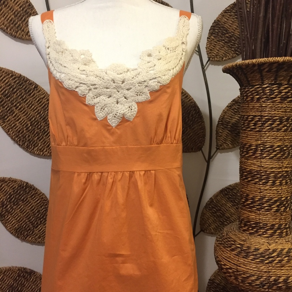 NWT Ann Taylor LOFT Crochet Detail Empire Top